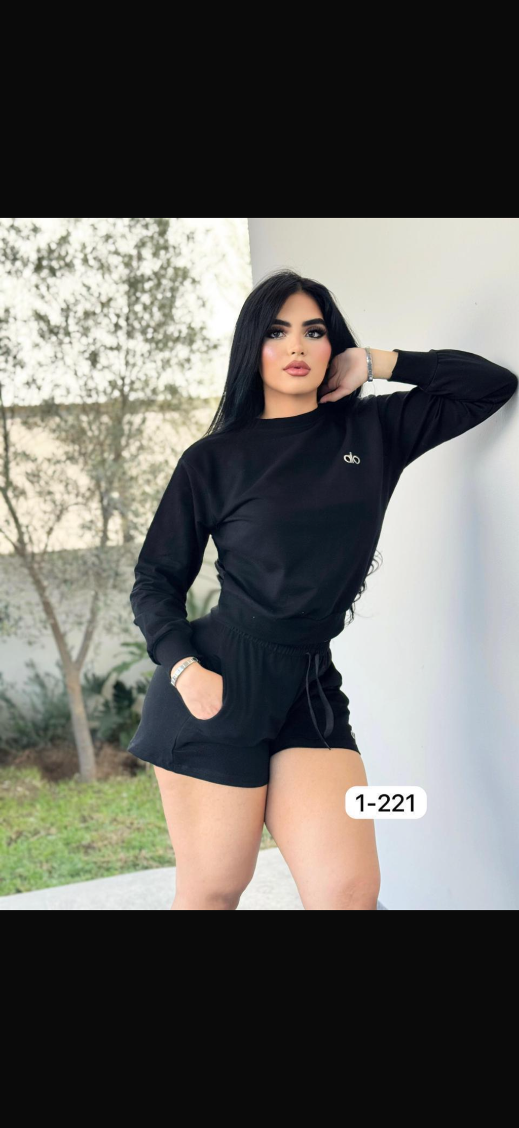 Conjunto Al negro short